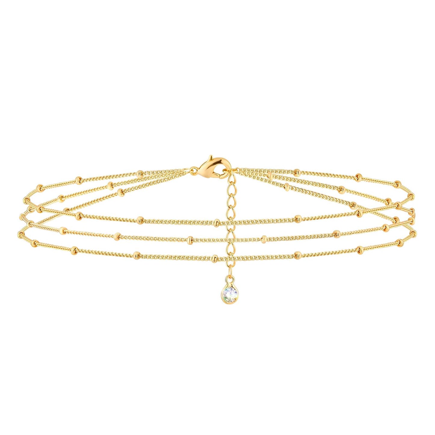 Bracelet, 18K Gold Plated Steel 87140-0
