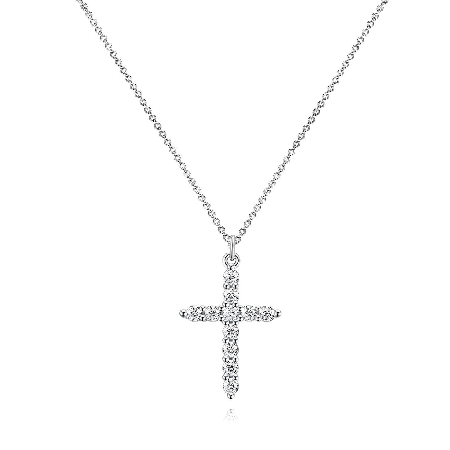 "Crosses" Necklace, Stainless Steel 87701-0