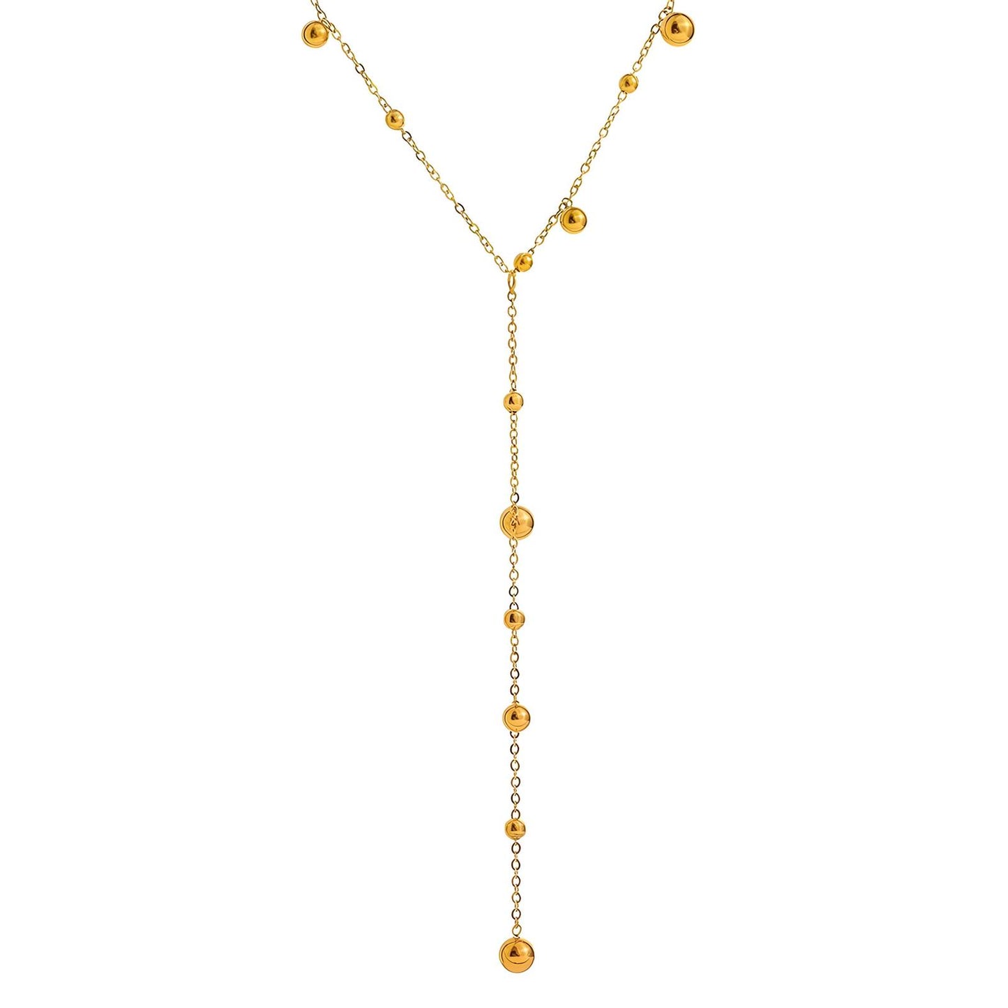Necklace, 18K Gold Plated Steel Item# 87744-0