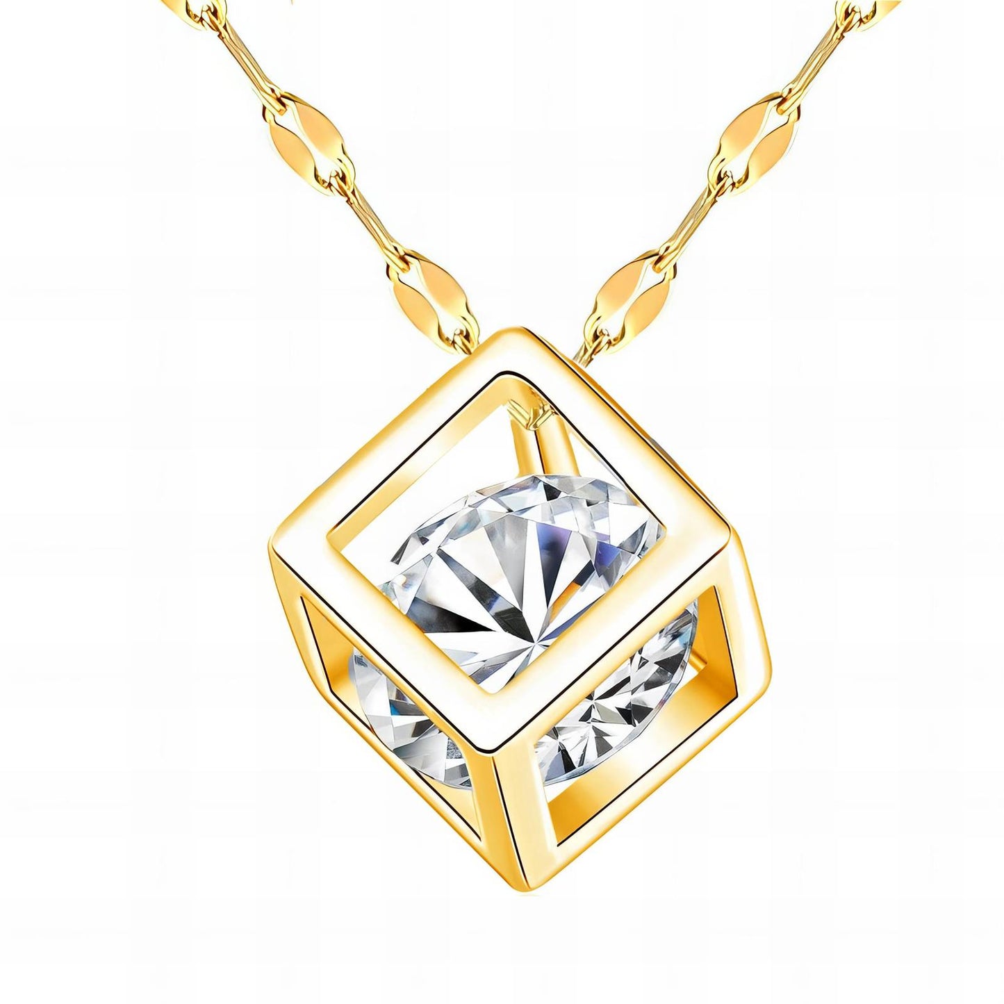 Necklace, 18K Gold Plated Steel Item# 87964-0