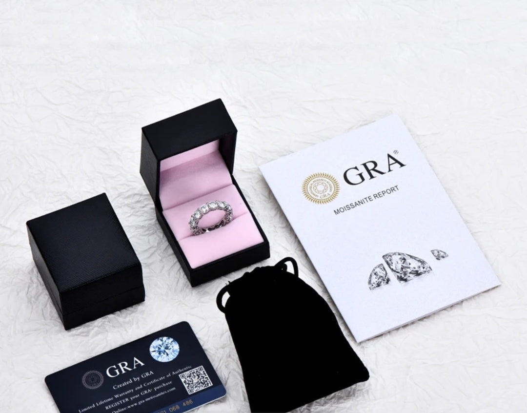 Hot Sale Classic 5mm 0.5CT Item# 1201 Moissanite Eternity Band Tennis Ring for women