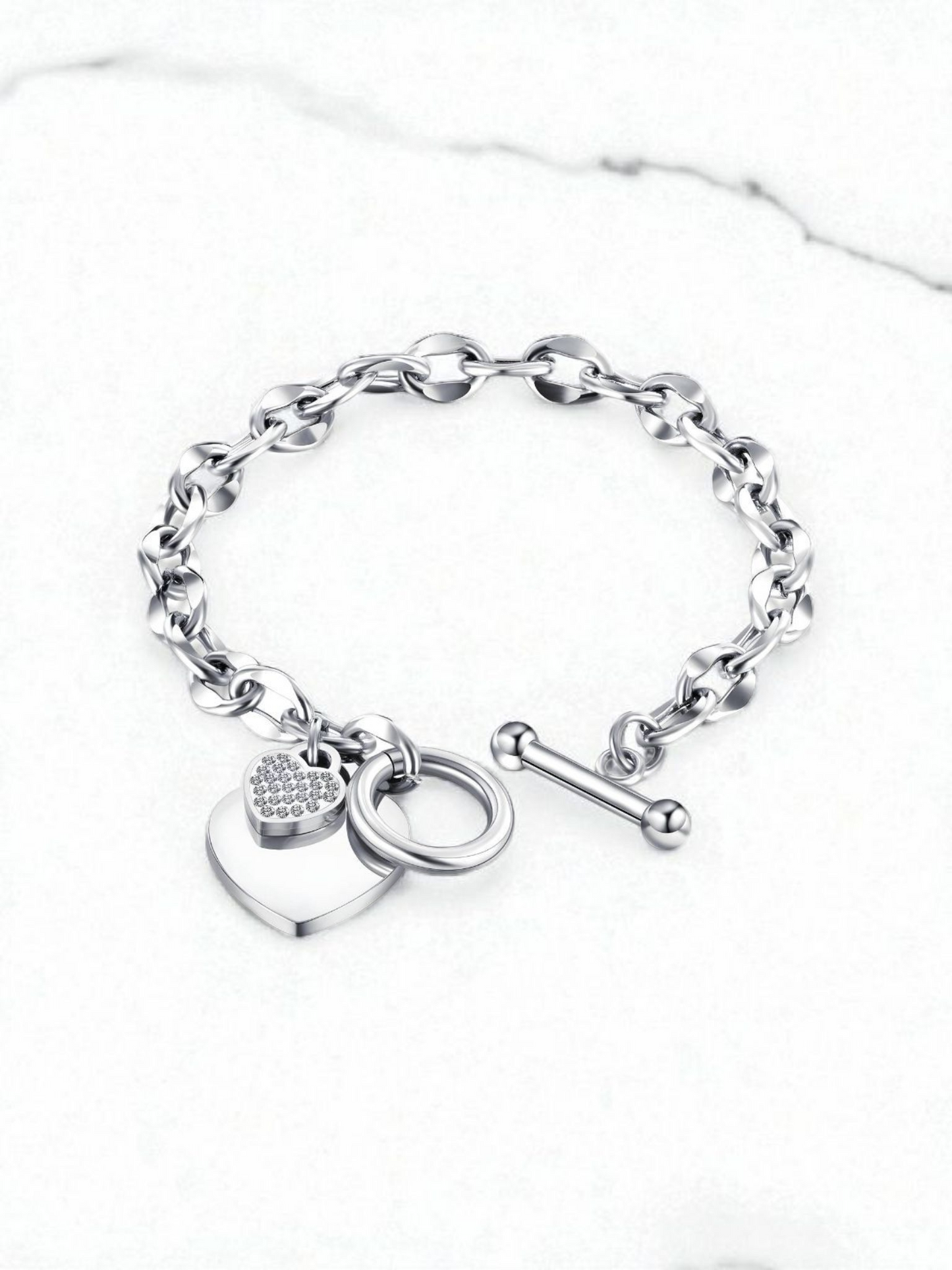 "Heart" Bracelet, Stainless Steel
Item# 88243-0