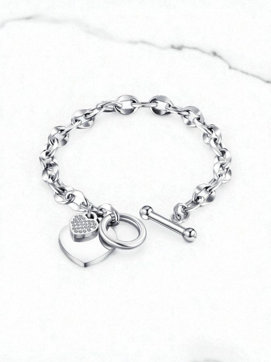 "Heart" Bracelet, Stainless Steel
Item# 88243-0