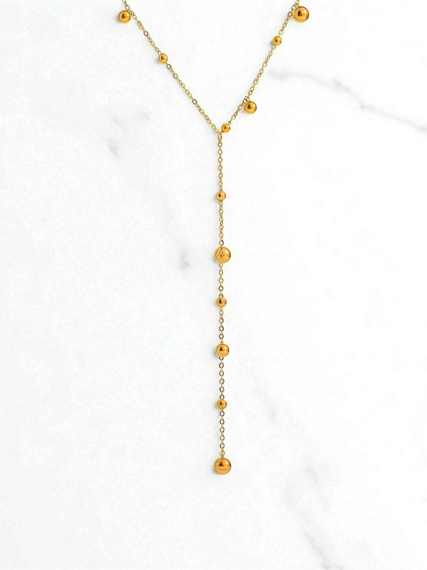 Necklace, 18K Gold Plated Steel Item# 87744-0