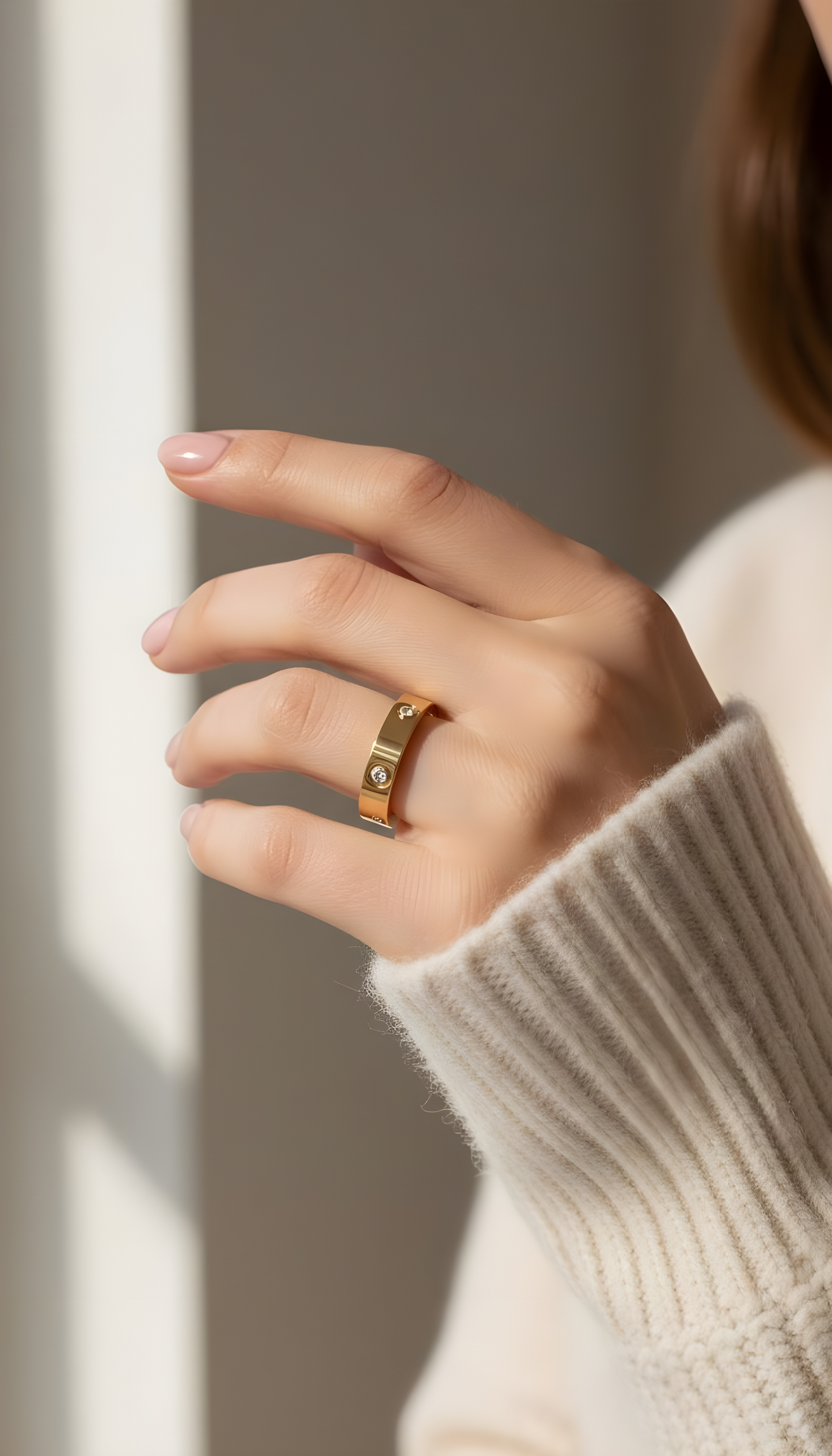 Ring, 18K Gold Plated Steel
ITEM# 87733-0, Size 7