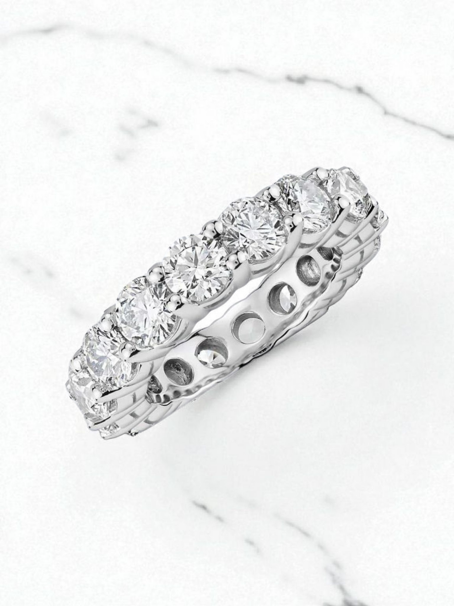 Hot Sale Classic 5mm 0.5CT Item# 1201 Moissanite Eternity Band Tennis Ring for women