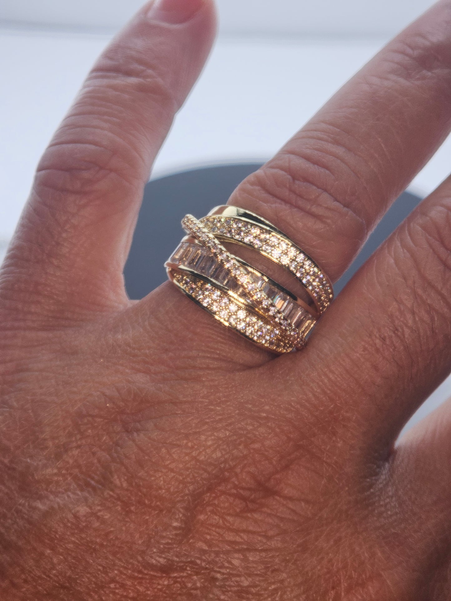 Stacked Gold ring! Item# GS2018 $30