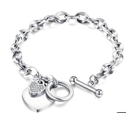 "Heart" Bracelet, Stainless Steel
Item# 88243-0