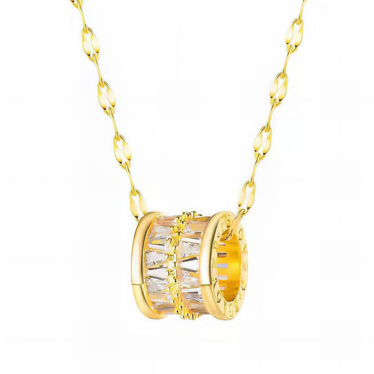 Necklace, 18K Gold Plated Steel Item# 87356-0
