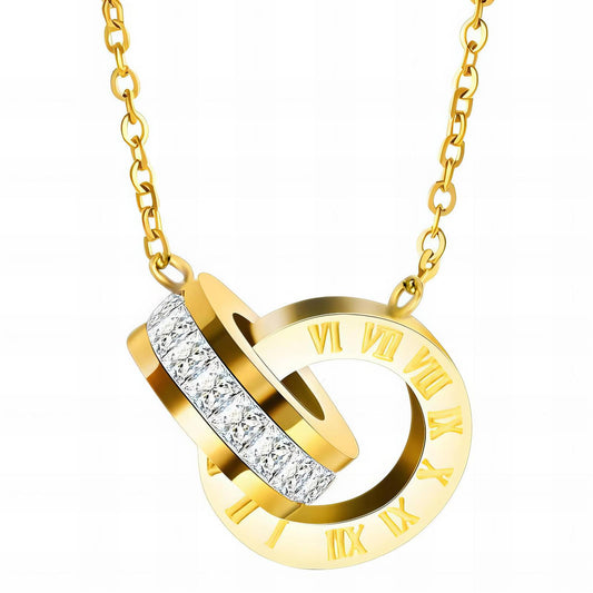 Necklace, 18K Gold Plated Steel  item# 87703-0