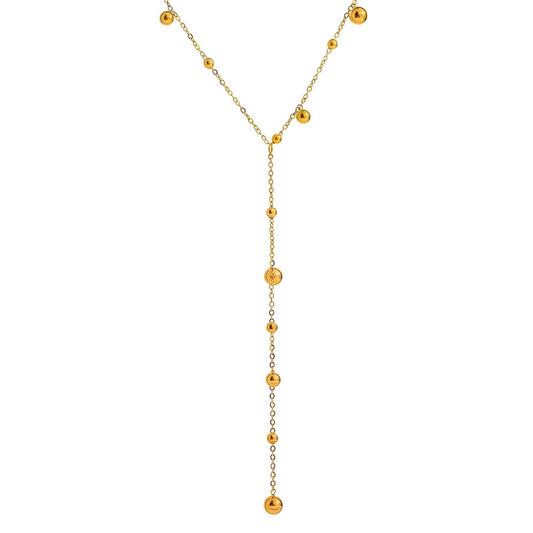 Necklace, 18K Gold Plated Steel Item# 87744-0