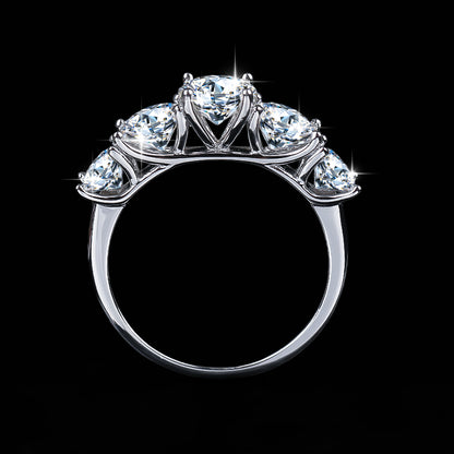 Luxury S925 Sterling Silver VVS1 D Color 3.6CT Moissanite Ring for women Item#1207