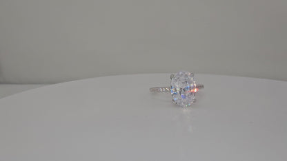 HighQuality Oval Silver color ring, engagement or fashion Item#F1818 $39.99