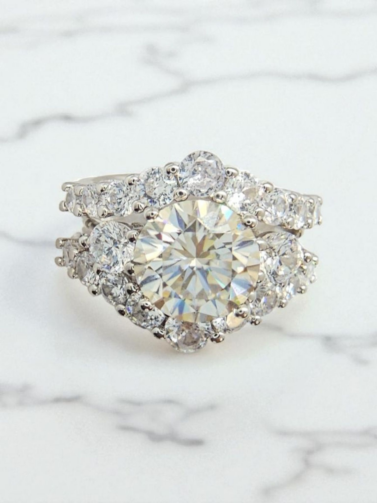 Large 3 CT Marquise Moissanite Item# 1154