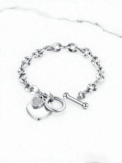 "Heart" Bracelet, Stainless Steel
Item# 88243-0