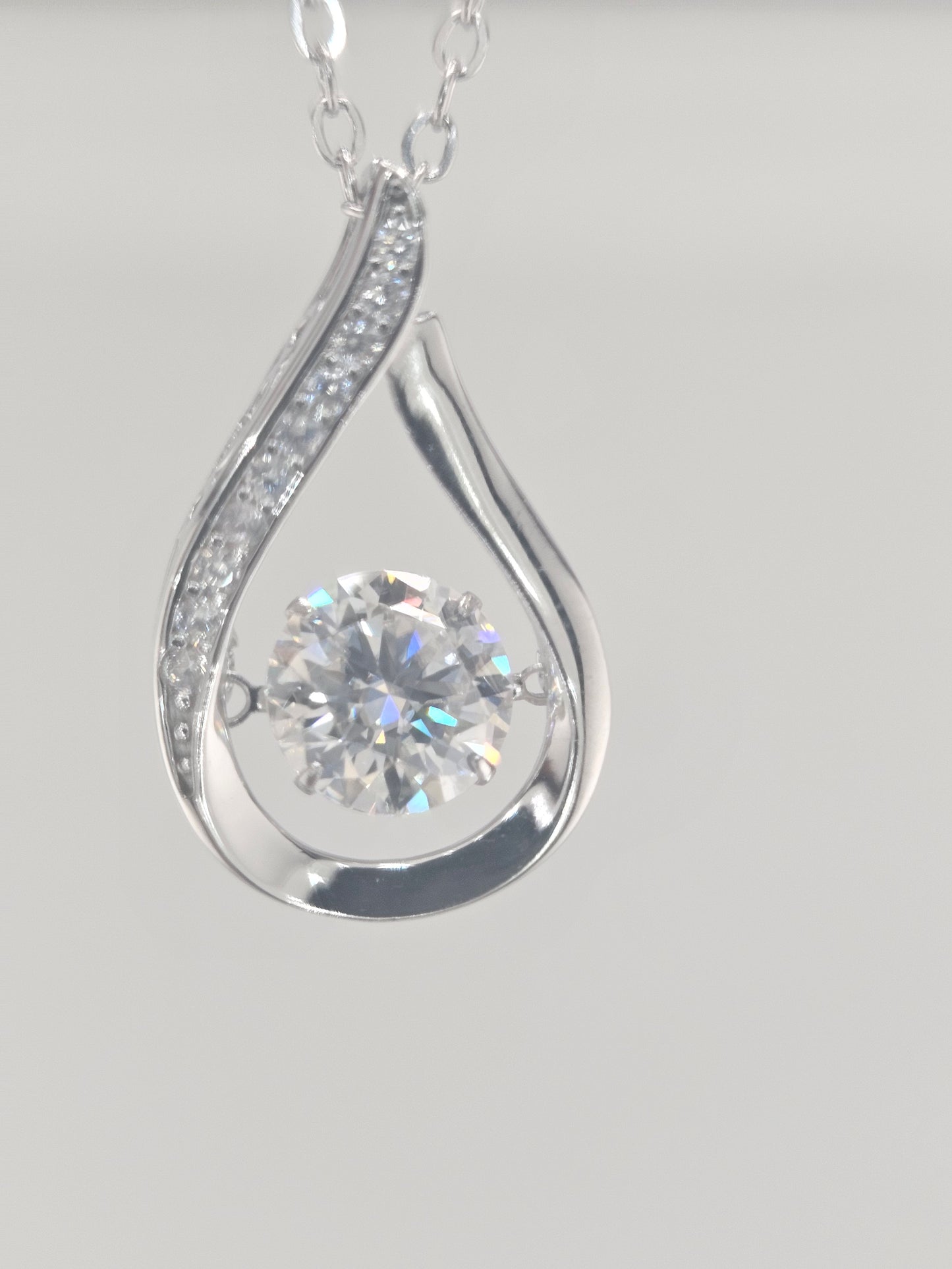 Tear drop Necklace 1 CT Item# MS1082 $300