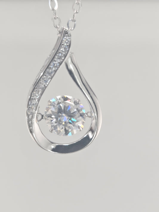 Tear drop Necklace 1 CT Item# MS1082 $300