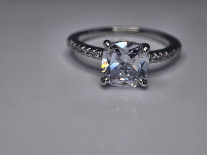High Quality Silver Color Promise ring Item# F1814