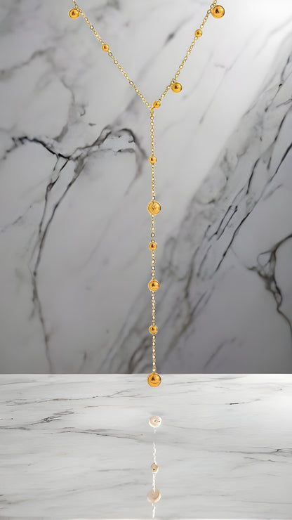 Necklace, 18K Gold Plated Steel Item# 87744-0