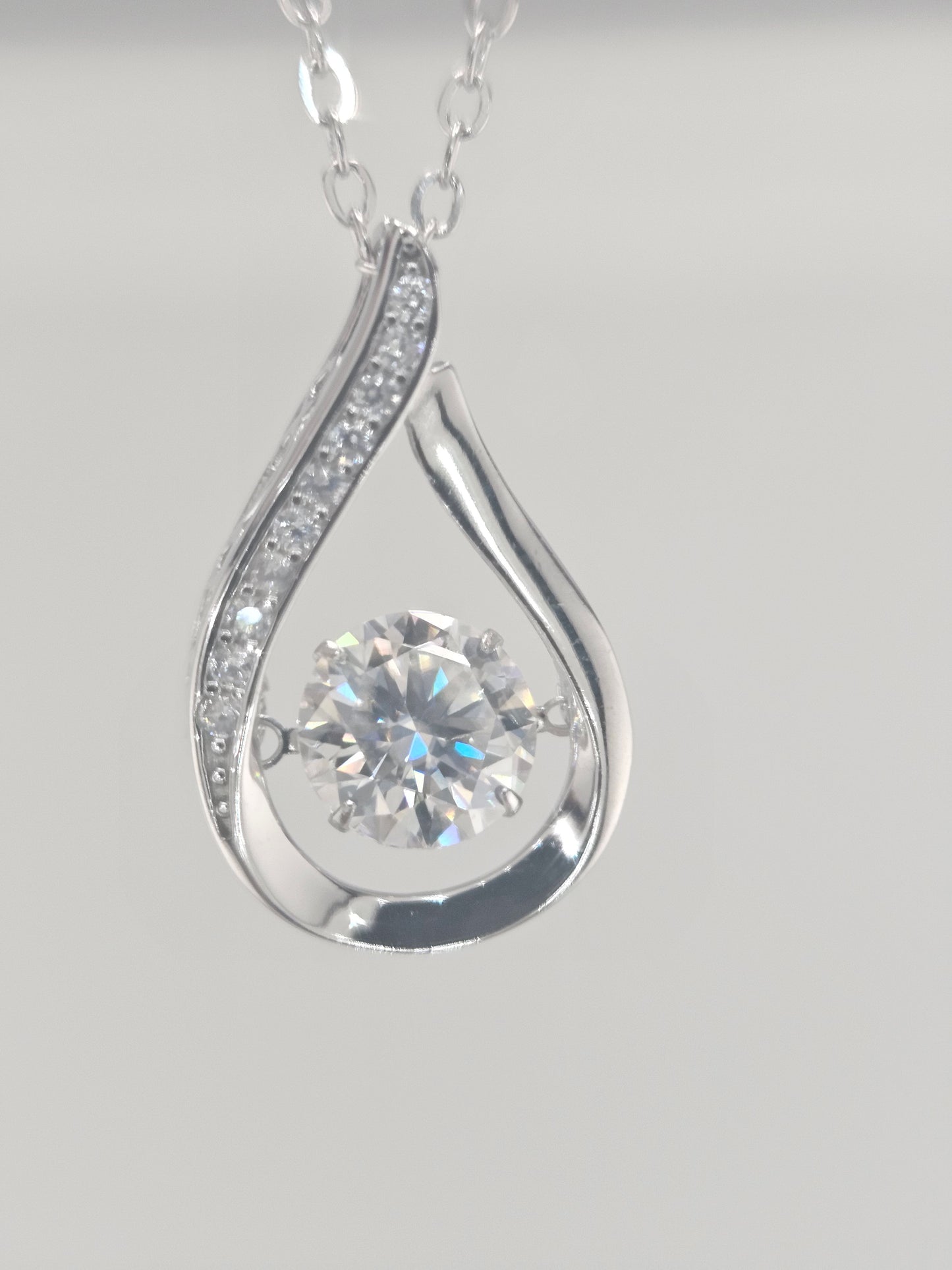 Tear drop Necklace 1 CT Item# MS1082 $300