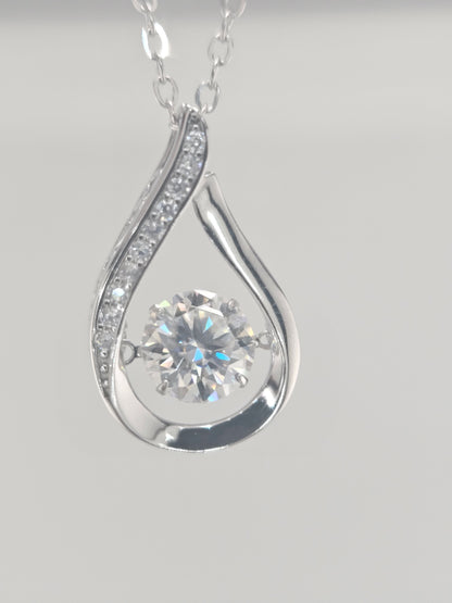 Tear drop Necklace 1 CT Item# MS1082 $300