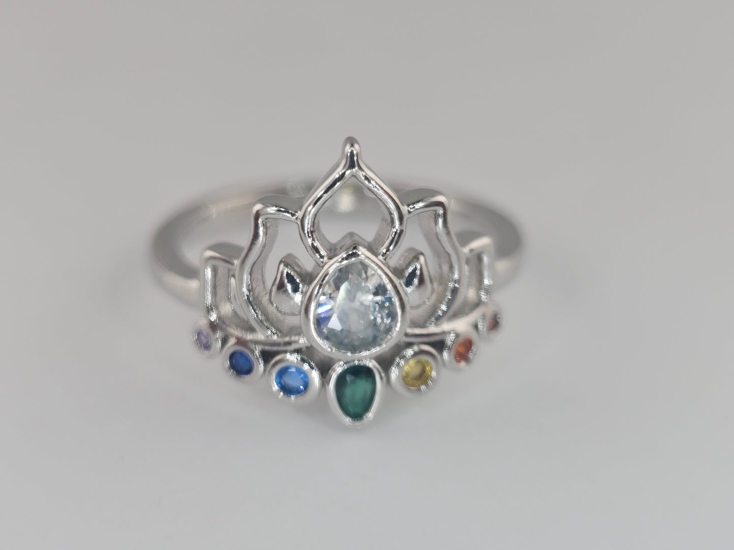New Trendy Lotus Flower Ring Item# T0234 $16.00