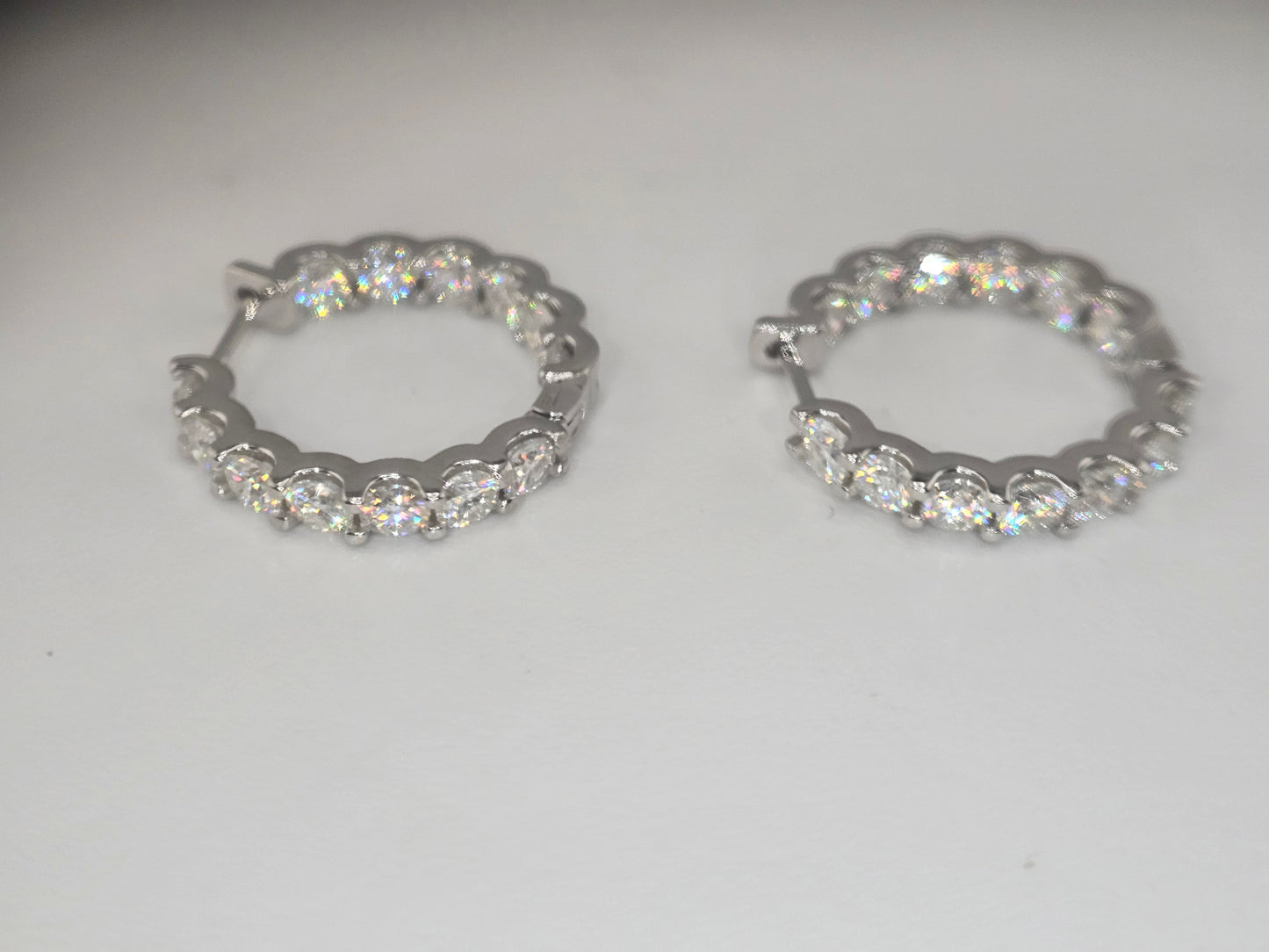 Moissanite Diamond earrings Item#E0654  $99