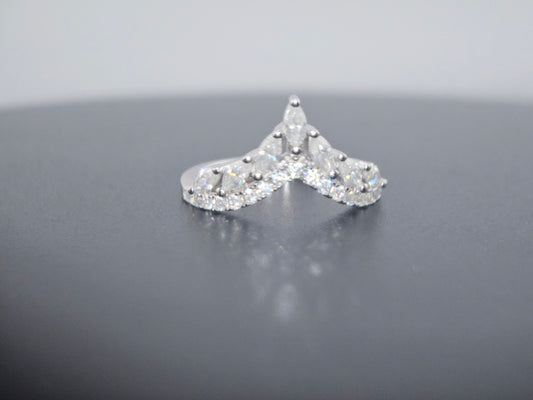 Elegant crown shape ring #JZ105 $180