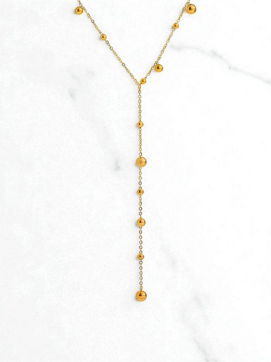 Necklace, 18K Gold Plated Steel Item# 87744-0