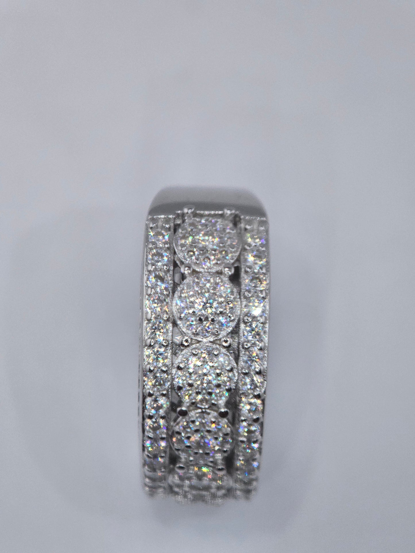Hot Sale! Fashion Iced out Hip Hop Jewelry VVs Moissanite Lab Diamond Item# 1204 $698.00