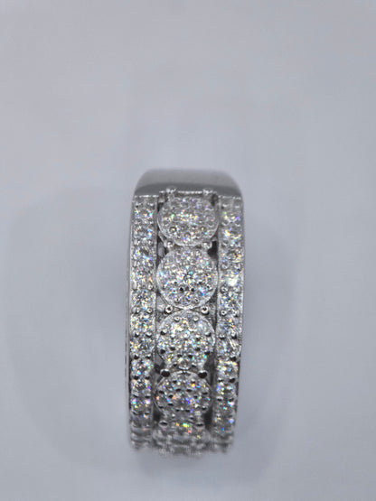 Hot Sale! Fashion Iced out Hip Hop Jewelry VVs Moissanite Lab Diamond Item# 1204 $698.00