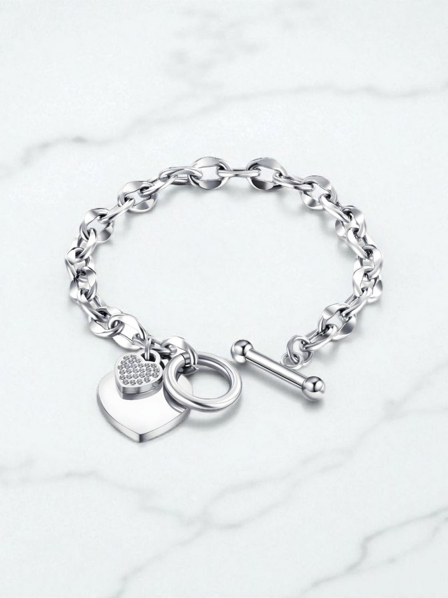 "Heart" Bracelet, Stainless Steel
Item# 88243-0