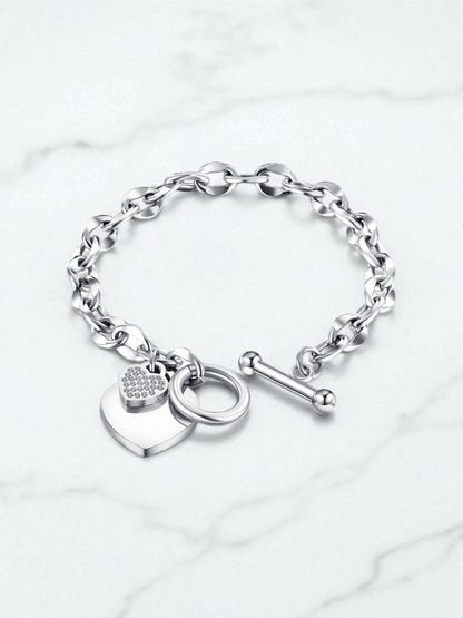 "Heart" Bracelet, Stainless Steel
Item# 88243-0