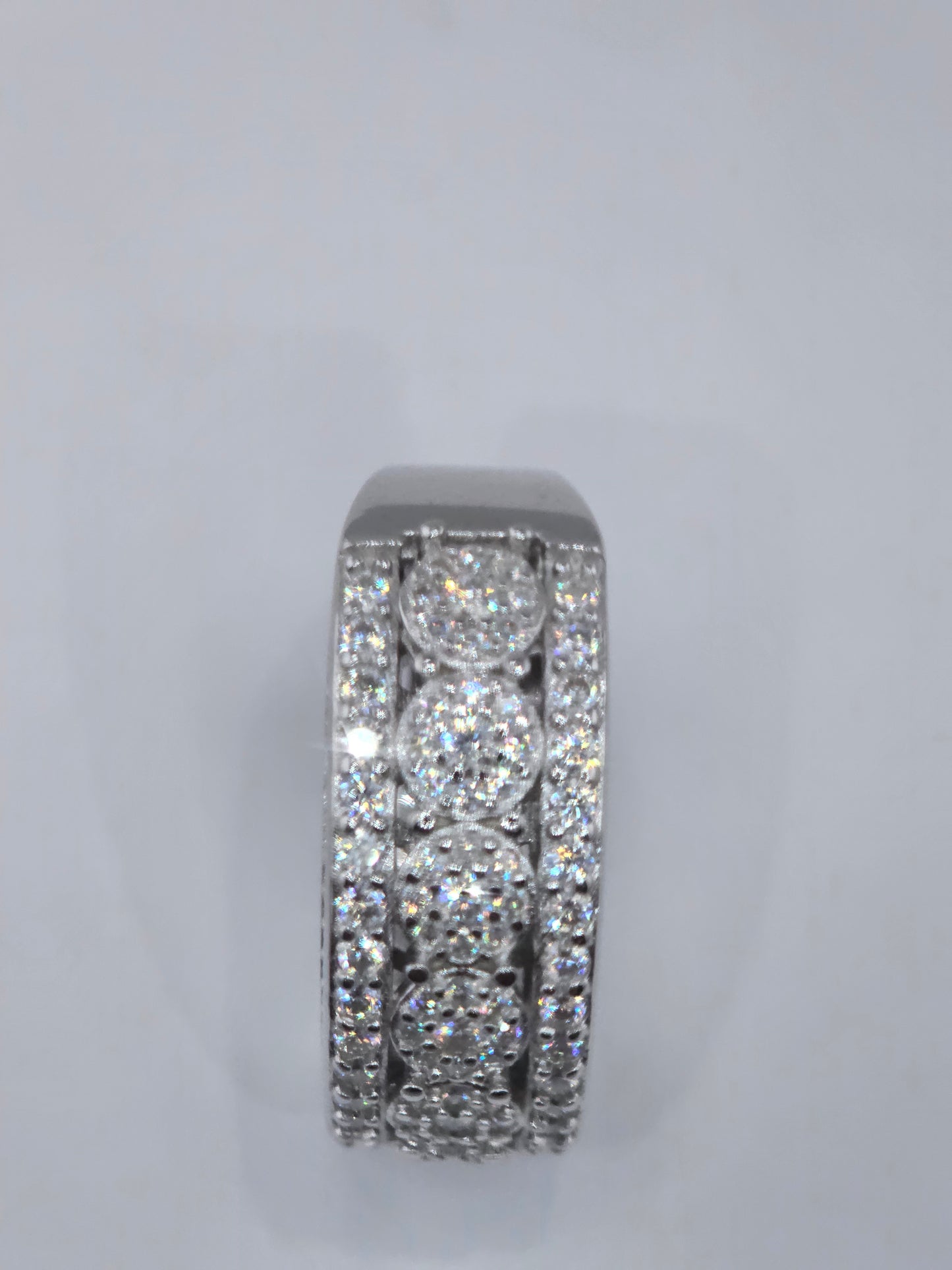 Hot Sale! Fashion Iced out Hip Hop Jewelry VVs Moissanite Lab Diamond Item# 1204 $698.00