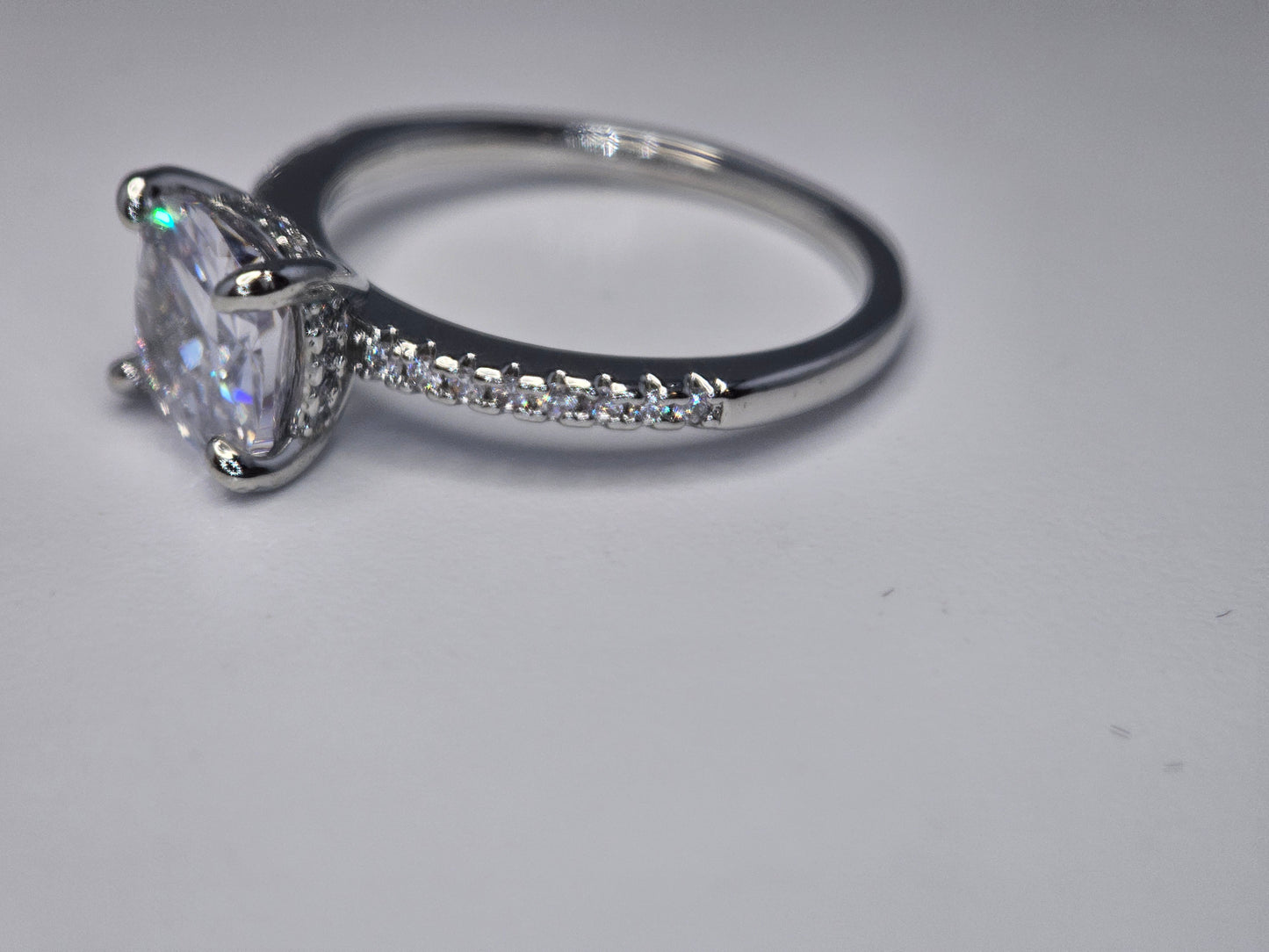High Quality Silver Color Promise ring Item# F1814