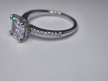 High Quality Silver Color Promise ring Item# F1814