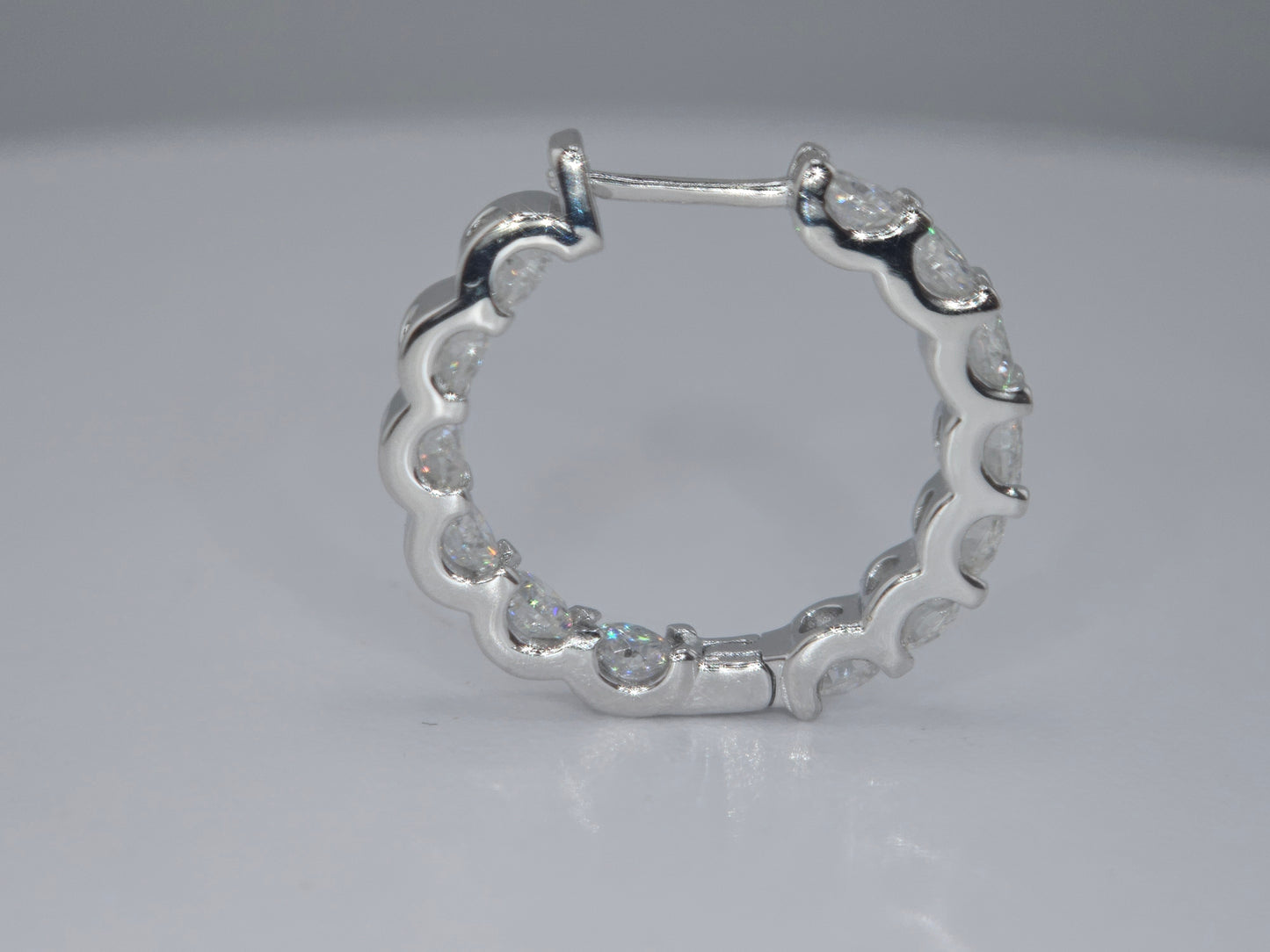 Moissanite Diamond earrings Item#E0654  $99