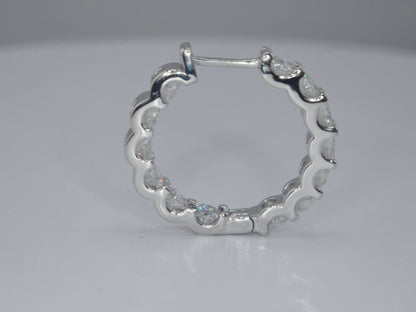 Moissanite Diamond earrings Item#E0654  $99