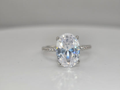 HighQuality Oval Silver color ring, engagement or fashion Item#F1818 $39.99