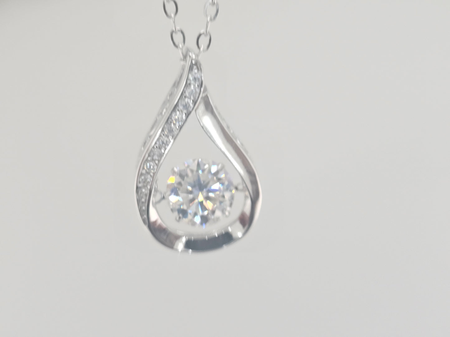 Tear drop Necklace 1 CT Item# MS1082 $300