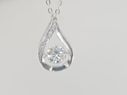 Tear drop Necklace 1 CT Item# MS1082 $300