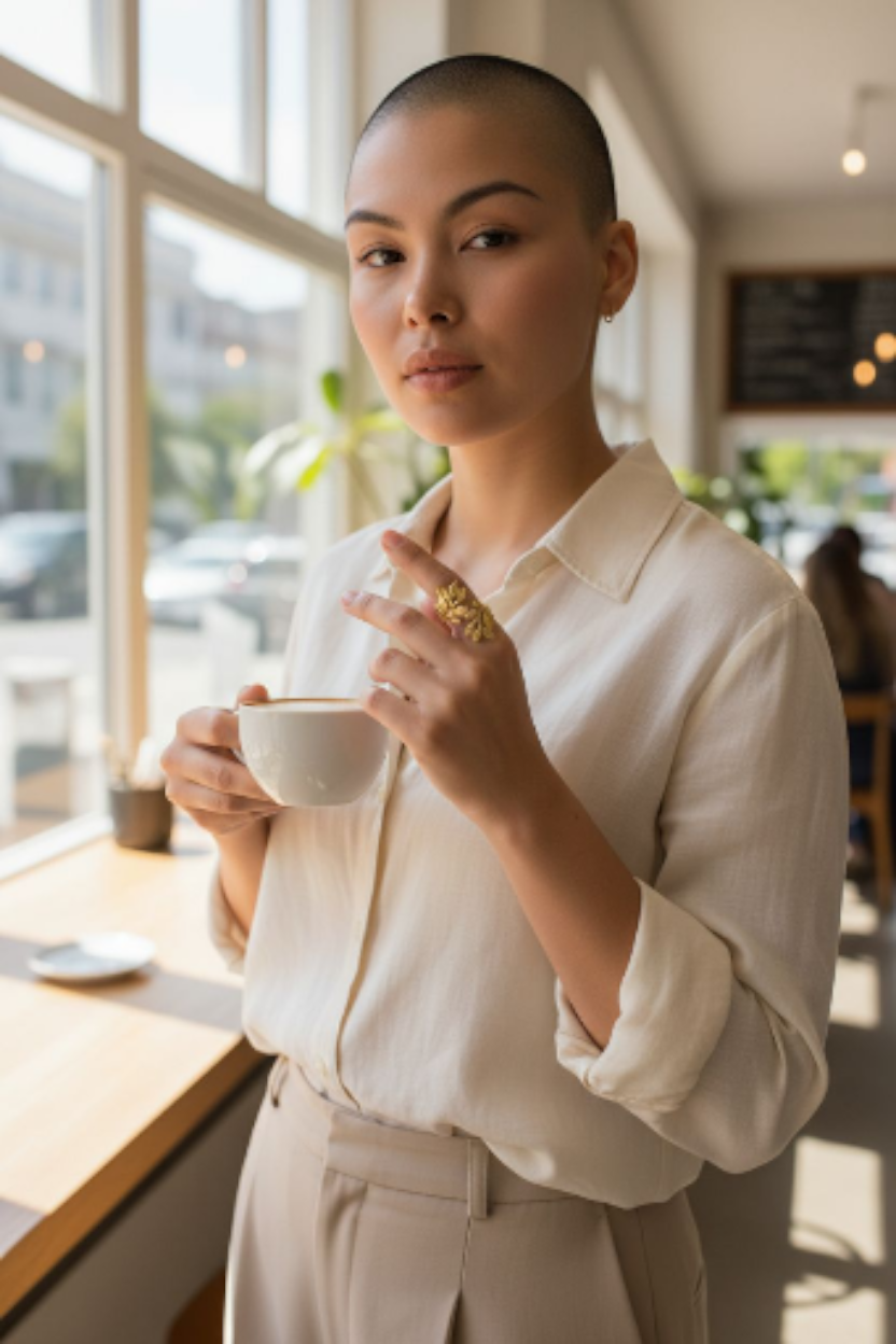 Geometric Wreath of Succes ring Item# NH42521642 $18.00
