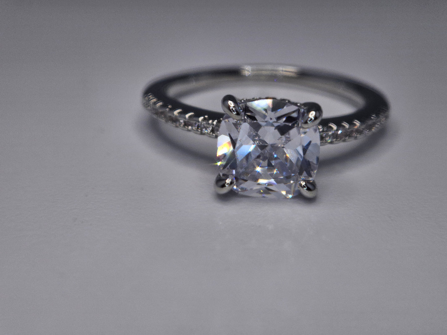 High Quality Silver Color Promise ring Item# F1814