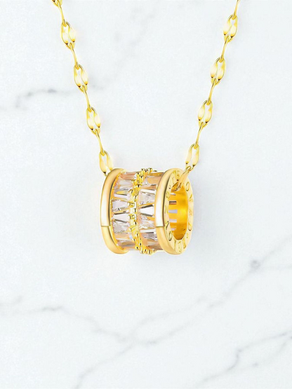 Necklace, 18K Gold Plated Steel Item# 87356-0