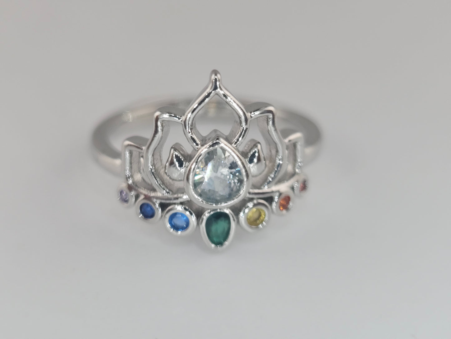 New Trendy Lotus Flower Ring Item# T0234 $16.00