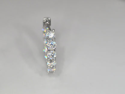 Moissanite Diamond earrings Item#E0654  $99